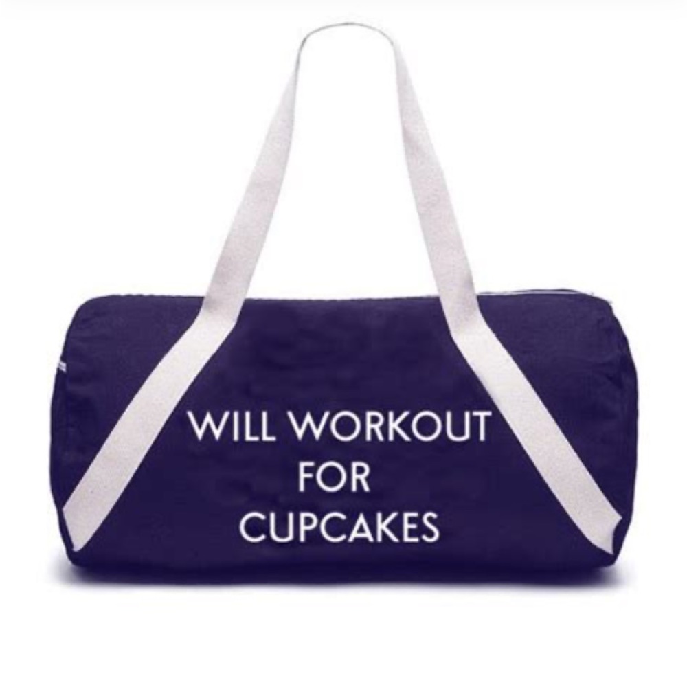 Will workout for cupcakes gym bag